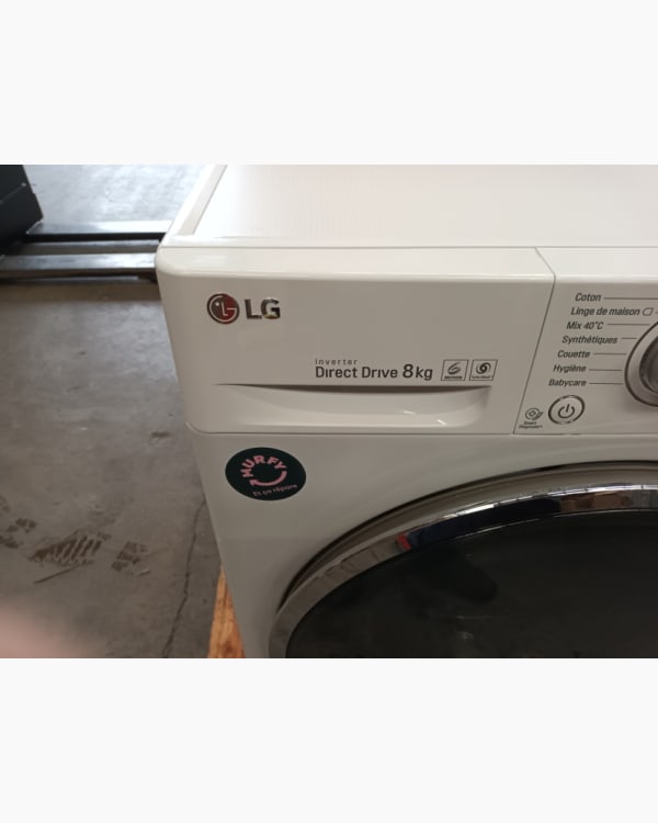 Lave-linge Ouverture frontale LG F84841WH 12
