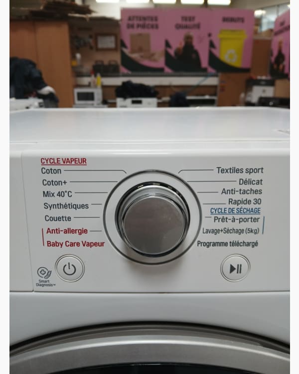 Lave-linge Lavante-séchante LG F854J61WRS 9