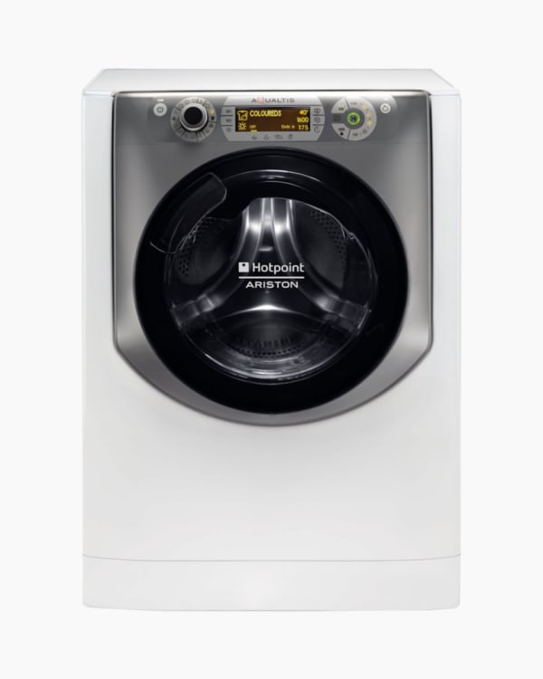 Lave-linge Séchant SMEG LBS147X Inox - Bon état, Machine à Laver Empilable Argentée