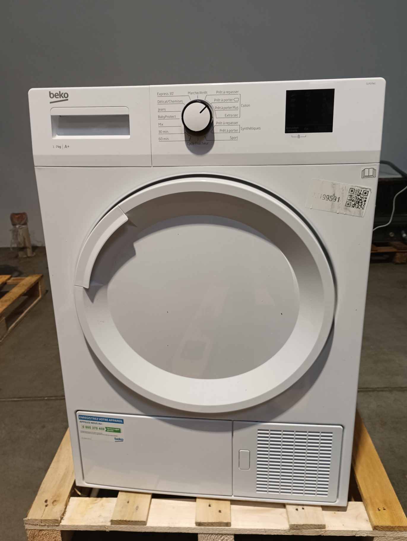 Sèche-linge Beko SLP07W1 - Bon état sur Murfy