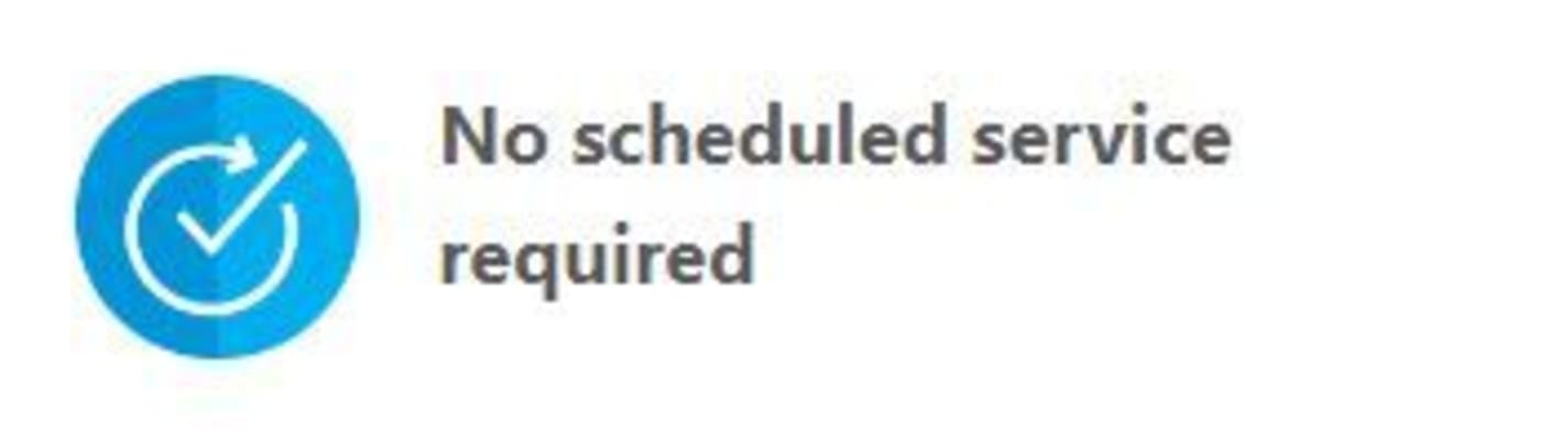 No schedule service required.JPG
