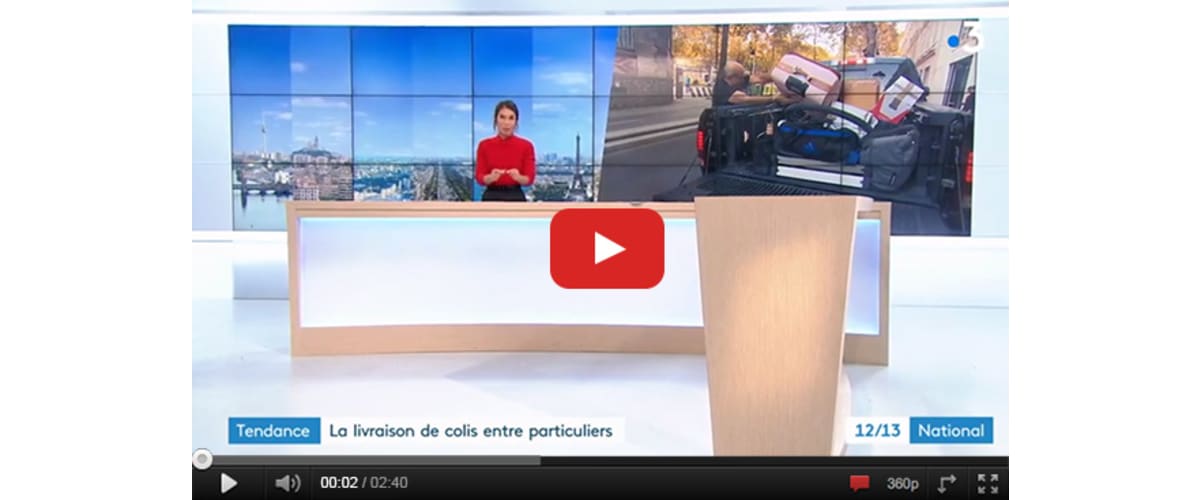 parution presse cocolis france 3 covoiturage colis voiturage