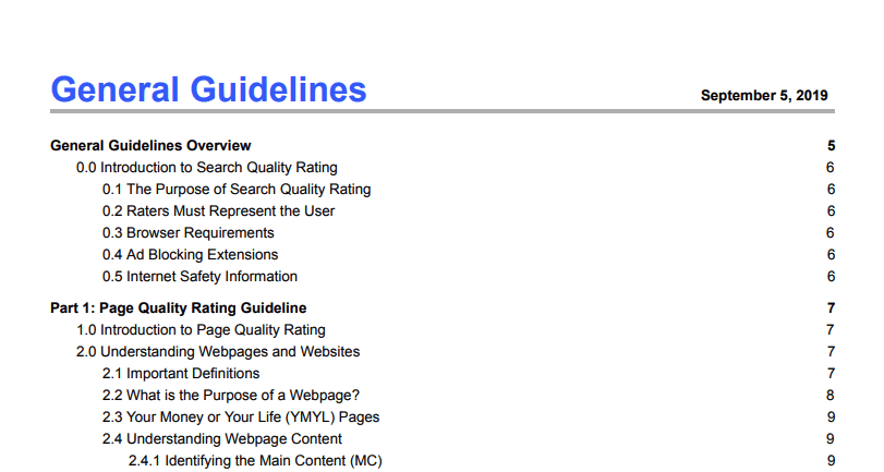 検索品質評価ガイドライン