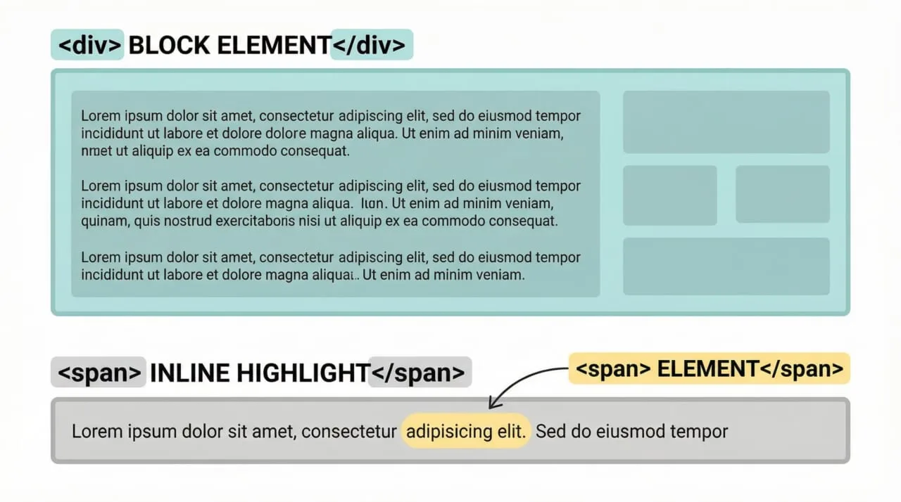 divタグとspanタグの違い