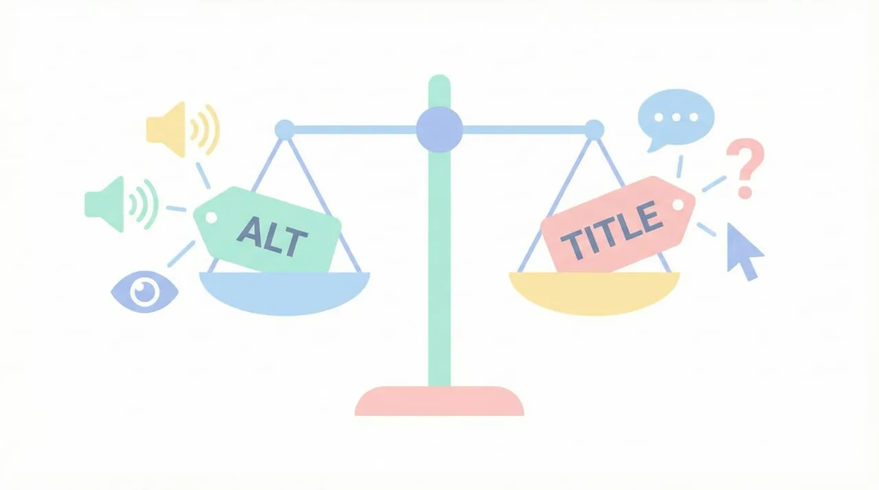 alt属性とtitle属性の違いと使い分け