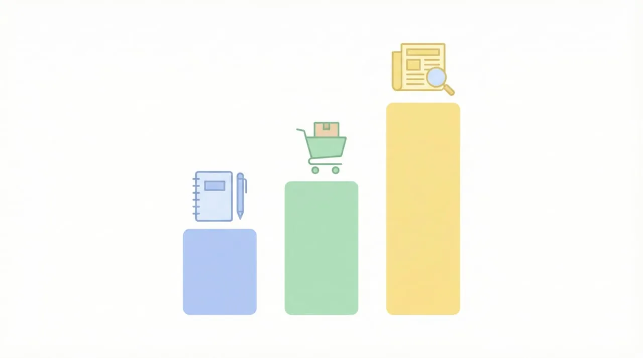 サイトの種類別に見るPV数の目安