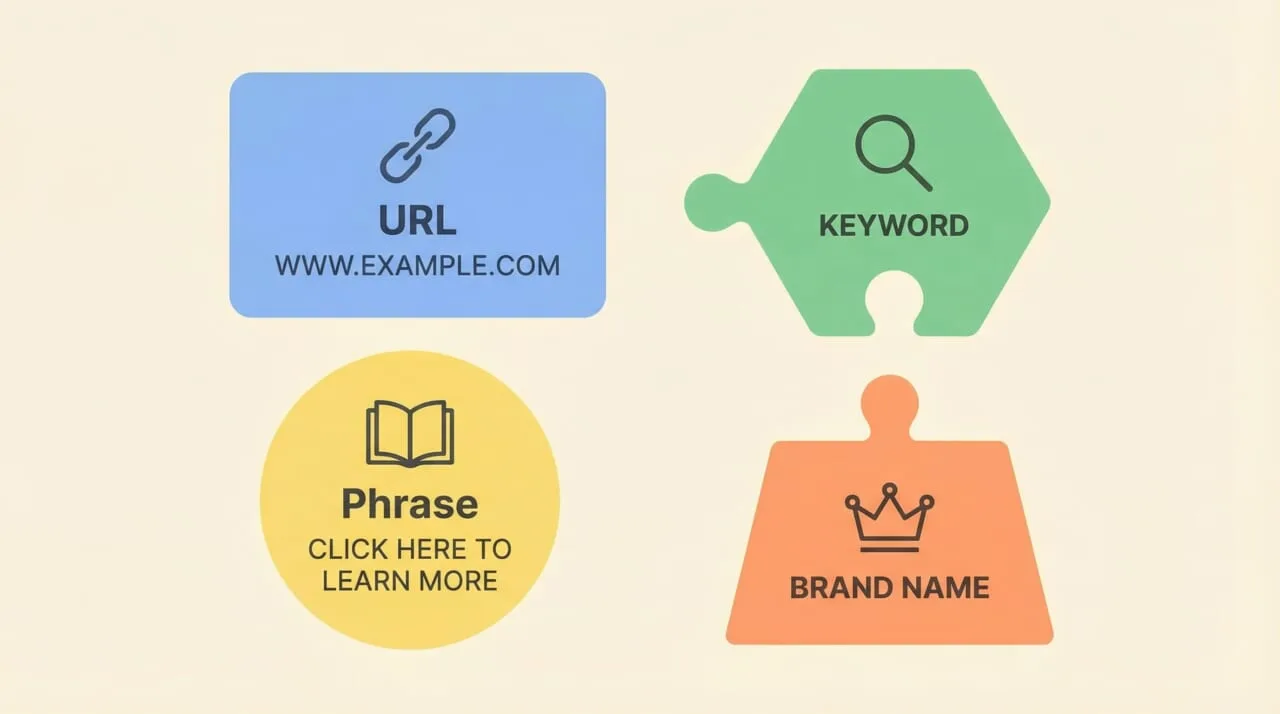 知っておきたいアンカーテキストの主な種類と使い分け