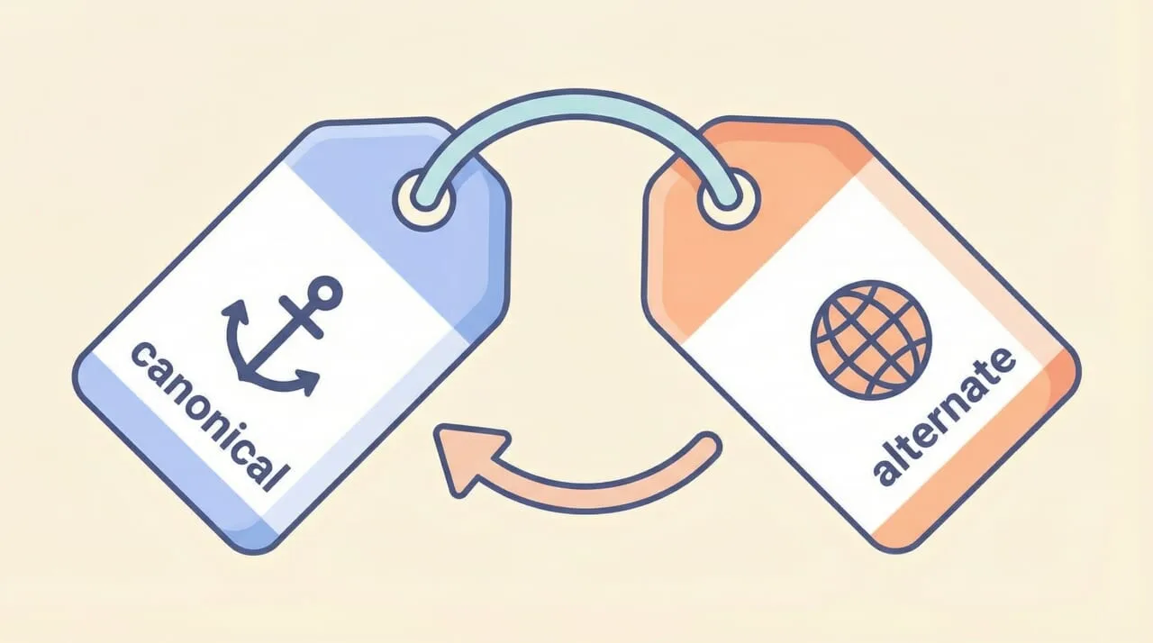 セットで使われるcanonicalタグとの違いと関係性