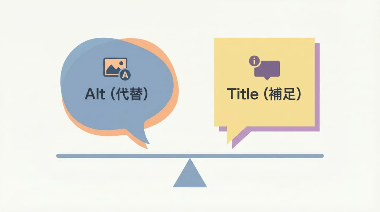 alt属性とtitle属性の違いとは？