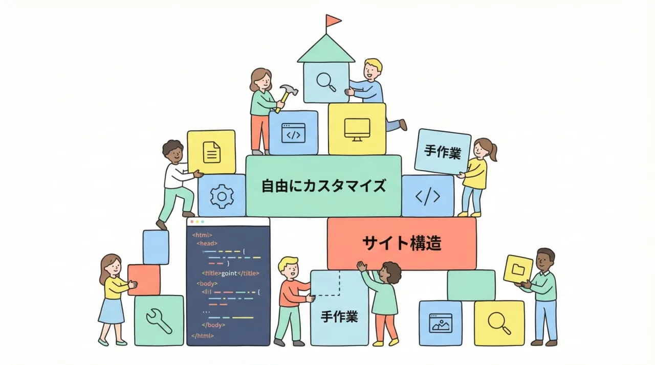 WordPress以外や手動でHTMLサイトマップを作る方法