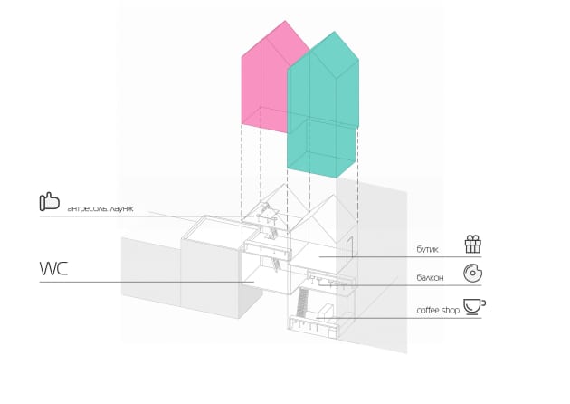 "Flacon" micro-office at Flacon Design Factory