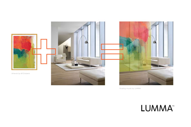 LUMMA Floating Murals: Living