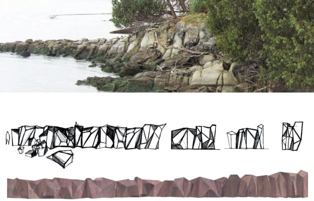 Metamorphous – A Corten Steel Seawall Sculpture and Foreshore Development