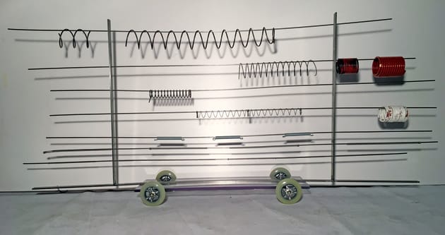 Mollofono, mobile sculpture of the sound