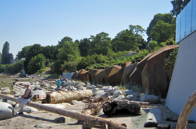 Metamorphous – A Corten Steel Seawall Sculpture and Foreshore Development