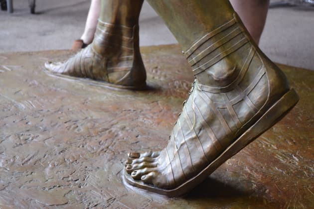 “Walking Saint, Sebastian”