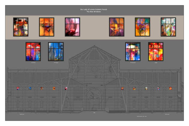 Heavenly Jerusalem Windows
