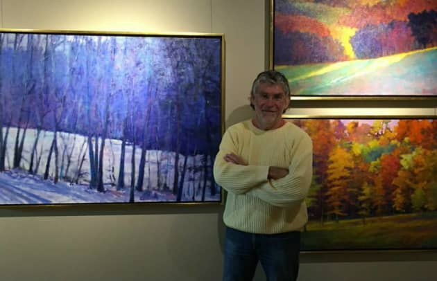 "here to there" exhibit at Denver International Airport Art Gallery