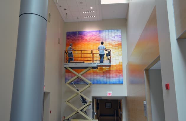 Large Wall Sculpture for Hospital