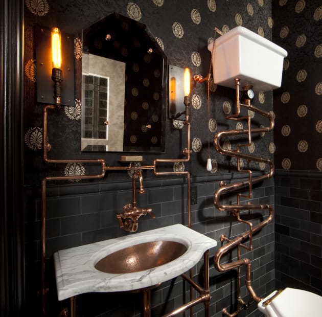 Steampunk Bathroom