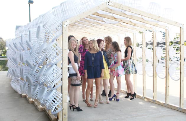 Fashion pop-up pavilion