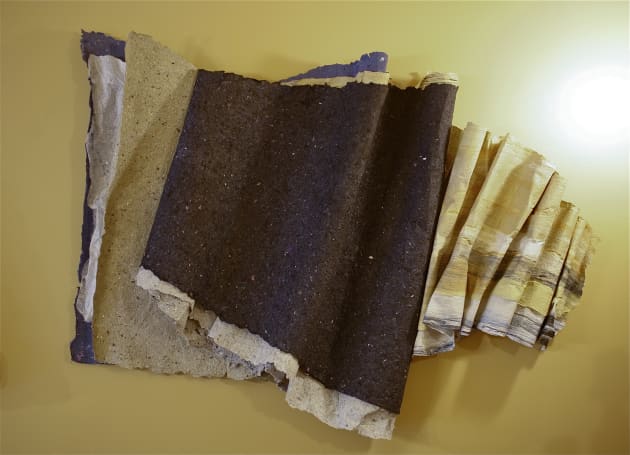 Wall Reliefs inspired by birch trees on the home owner’s property