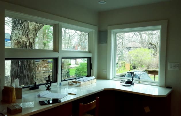 Prairie Style Home and Kitchen
