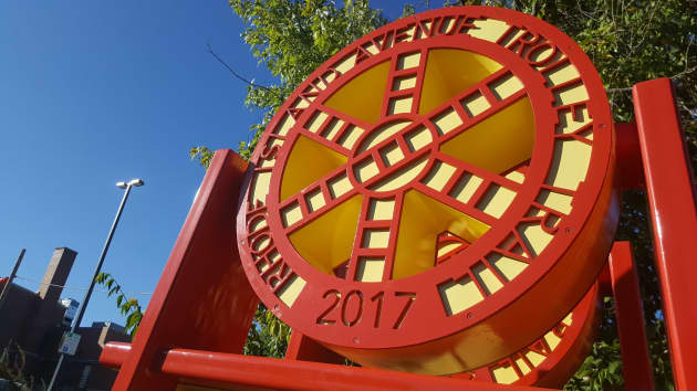 Rhode Island Trolley Trail Sculptural Signage