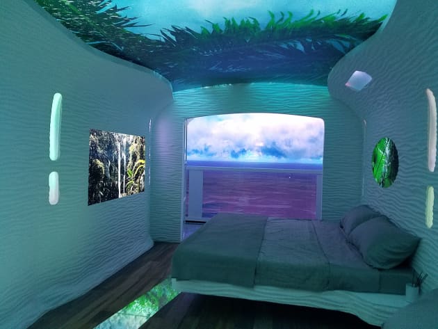 Immersive Tranquility with Digital Art on Digital Canvas