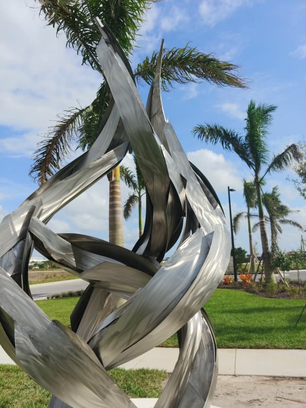 Evolve Stainless Steel Sculpture