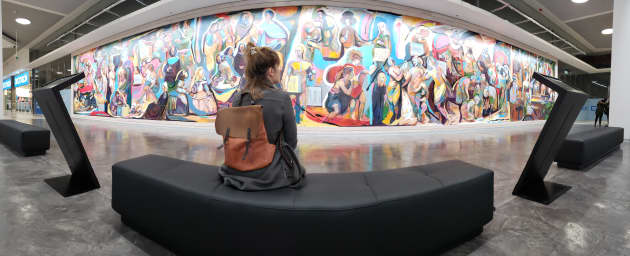 InteractiveMural dedicated to the History of Art