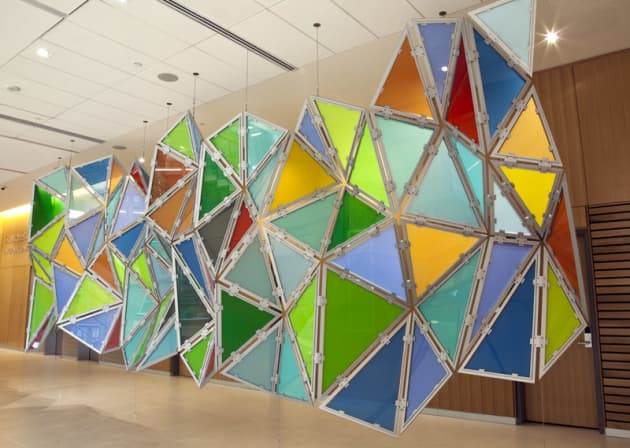 Glass Hexagonal Perturbation -Hive Brane