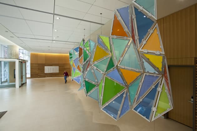 Glass Hexagonal Perturbation -Hive Brane