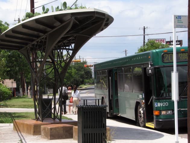 Pecan Springs Bus Shelter