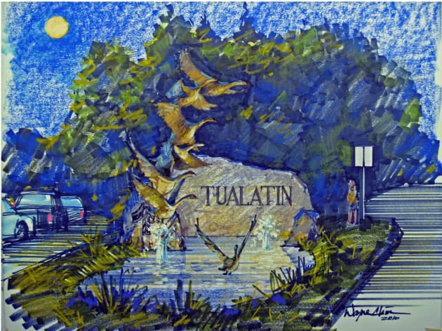 Tualatin Gateway Art Monument