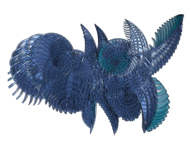 Agendada – a Trans-visualisation project, from text to 2D ideogram to 3D ideogram