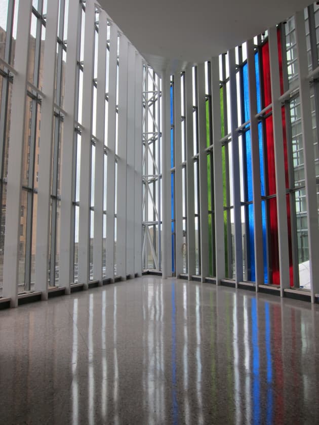 Three Columns at Robert H. Jackson U.S. Courthouse
