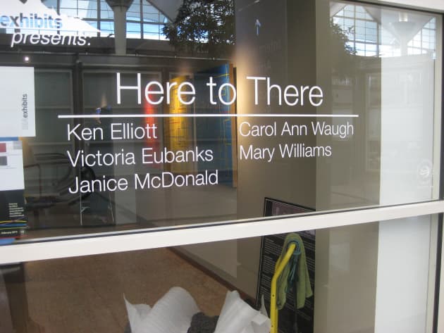 "here to there" exhibit at Denver International Airport Art Gallery