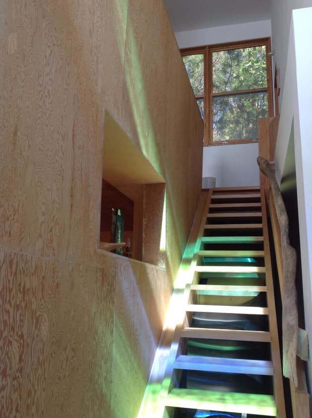 Spiral Arc House Ladder Window