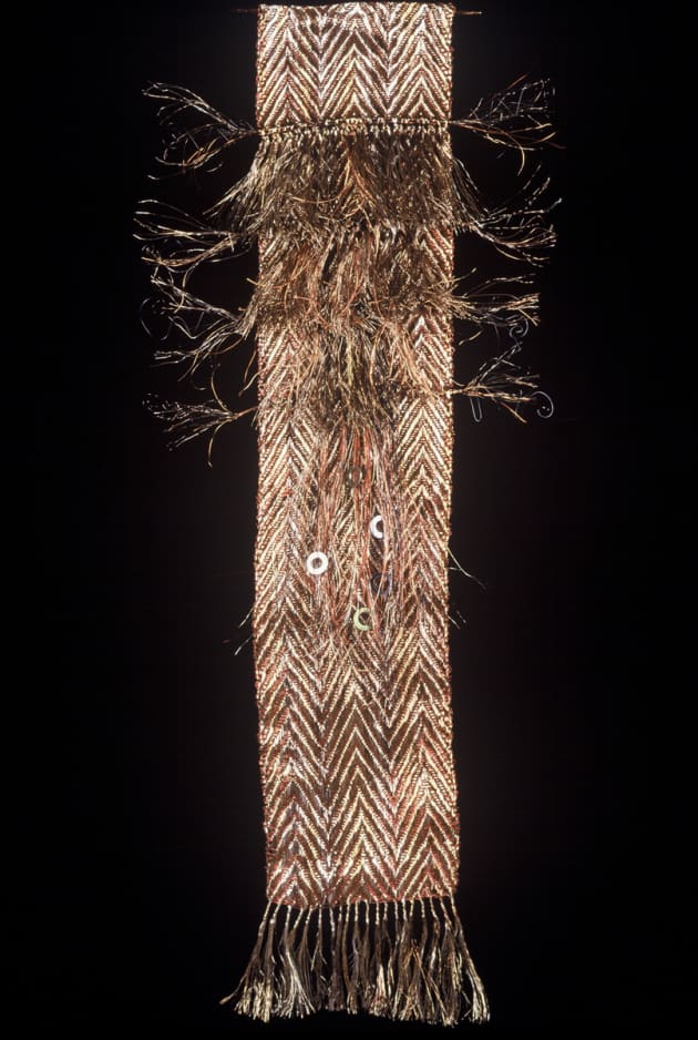 Three Woven Metal Banners