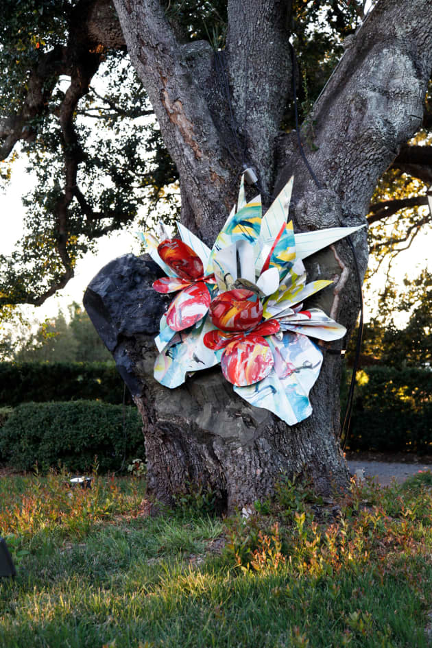 Outdoor Botanical Sculpture
