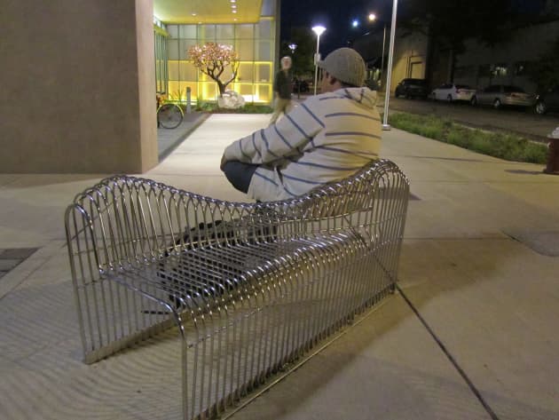 Railroad Ave Benches