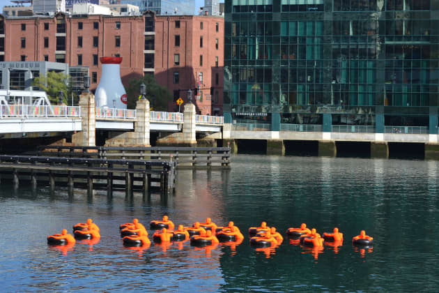 SOS (Safety Orange Swimmers)
