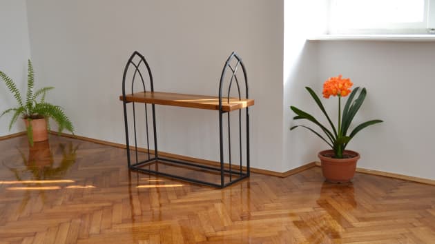 Wrought Iron Bench "Gothic"