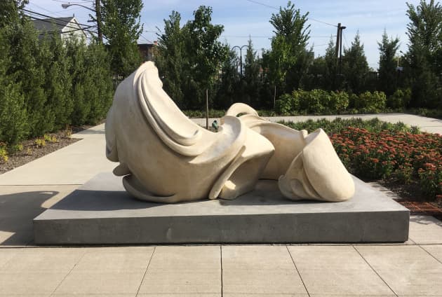 Biotrial Corporation, North American Headquarters Building, garden sculpture