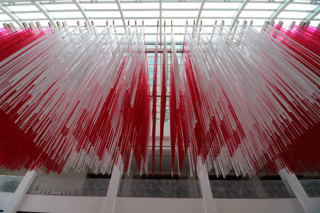Canadian Flag Art Installation, Toronto