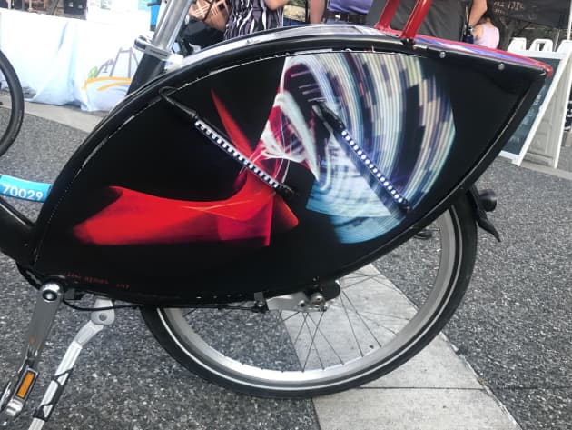 Light Rider: Light Painting BikeShare Bike