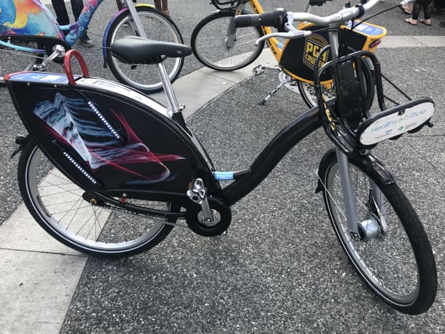 Light Rider: Light Painting BikeShare Bike