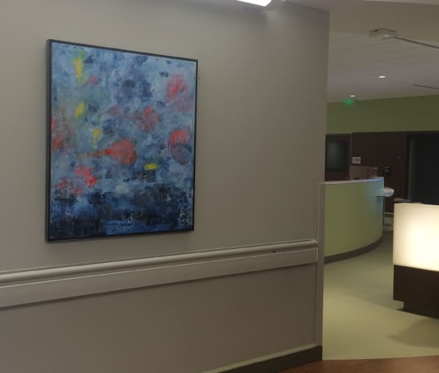 Stamford Hospital, Encaustic and Oil paintings