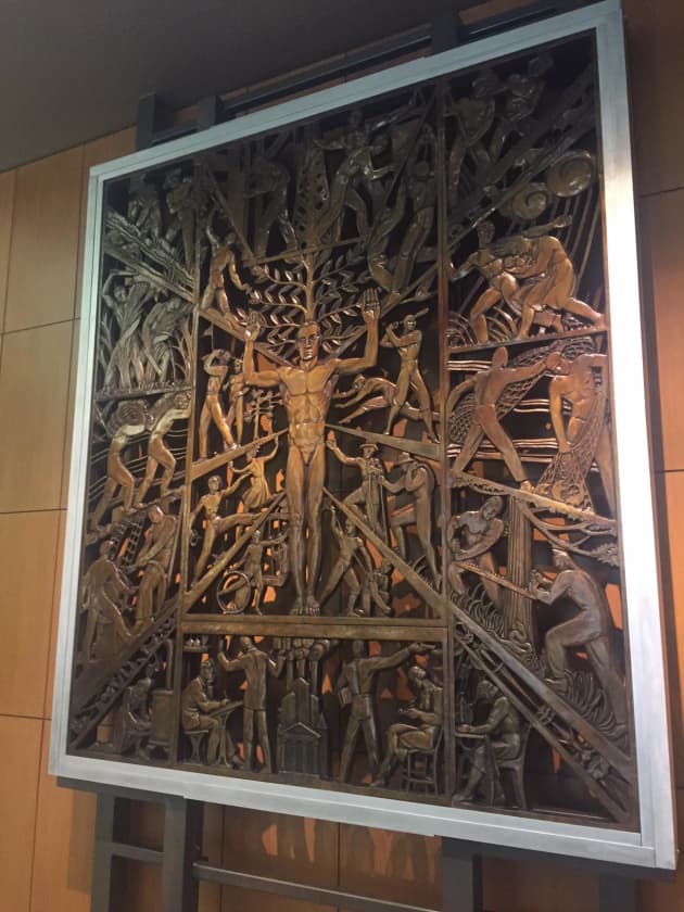 Louisiana at Work and Play: Bronze Reproduction of Enrique Alferez Sculpture